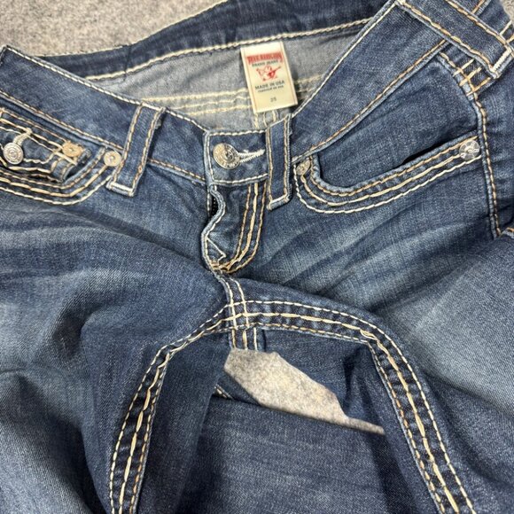 True Religion Blue Straight Leg Jeans - Picture 14 of 14